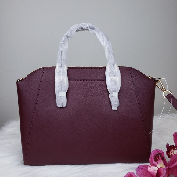🌺NWT Michael Kors LG Ciara Satchel bag merlot MK - Picture 3 of 7